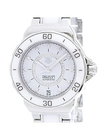 TAG Heuer TAG HEUER Formula 1 Diamond Automatic Ceramic Steel Watch WAU2211 Polished (view 1)