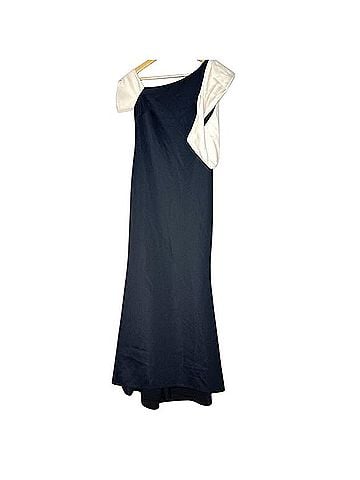 Badgley Mischka One Shoulder Gown Cocktail Dress (view 2)