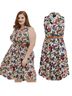 Torrid Floral Multi Color Casual Dress Size 30 - photo 1
