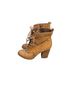 Aldo 100% Leather Solid Tan Ankle Boots Size 8 1/2 - photo 4