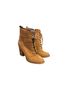 Aldo 100% Leather Solid Tan Ankle Boots Size 8 1/2 - photo 1