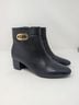 Ralph Lauren 100% Leather 20% Polyester Solid Black Ankle Boots Size 6 1/2 - photo 6