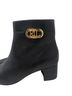 Ralph Lauren 100% Leather 20% Polyester Solid Black Ankle Boots Size 6 1/2 - photo 2