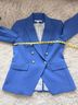 Veronica Beard 63% Polyester 32% Viscose 5% Elastane 100% Polyester Blue Blazer Size 14 - photo 5