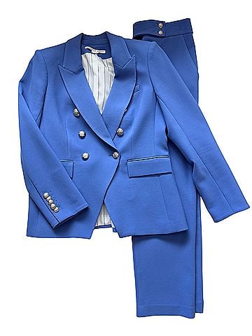 Veronica Beard Miller Dickey/Renzo High-rise Blazer (view 2)