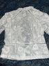 INC International Concepts 100% Cotton 100% Polyester White Jacket Size S - photo 4