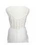 Lulus 100% Polyester Solid Ivory White Cocktail Dress Size L - photo 6