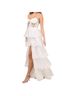 Lulus 100% Polyester Solid Ivory White Cocktail Dress Size L - photo 1
