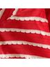 Guess Stripes Pink White Cocktail Dress Size 8 - photo 7