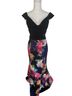 Xscape Floral Blue Pink Cocktail Dress Size 6 - photo 1