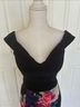 Xscape Floral Blue Pink Cocktail Dress Size 6 - photo 4