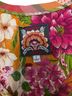 Johnny Was Floral Multi Color Short Sleeve Blouse Size L - photo 3