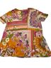 Johnny Was Floral Multi Color Short Sleeve Blouse Size L - photo 1