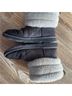 Ugg Solid Black Gray Boots Size 6 - photo 4