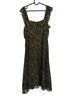 Michael Kors 100% Polyester Floral Green Black Casual Dress Size 12 - photo 2