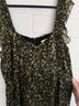Michael Kors 100% Polyester Floral Green Black Casual Dress Size 12 - photo 7