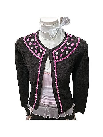 Paraphrase Wool Cardigan (view 2)
