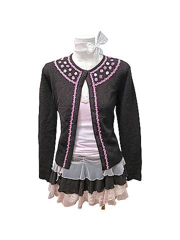 Paraphrase Wool Cardigan (view 1)