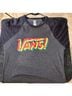 Vans Black Gray Long Sleeve Button-Down Shirt Size M - photo 3