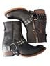 Freebird 100% Leather Brown Ankle Boots Size 7 - photo 4