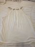 Tiny White Sleeveless Blouse Size L - photo 4