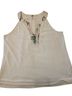 Tiny White Sleeveless Blouse Size L - photo 1