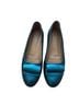 Coclico 100% Leather Solid Blue Green Flats Size EU 39 - photo 1