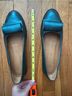 Coclico 100% Leather Solid Blue Green Flats Size EU 39 - photo 3