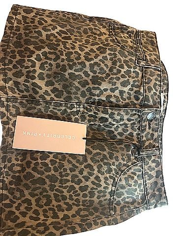 Celebrity Pink Denim Skirt (view 1)