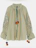 Zara Green Multi Color Cardigan Size XL - photo 5