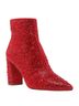 Betsey Johnson Red Ankle Boots Size 5 1/2 - photo 1