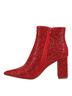 Betsey Johnson Red Ankle Boots Size 5 1/2 - photo 3