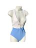 Onia Color Block Blue White One Piece Swimsuit Size S - photo 7