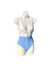 Onia Color Block Blue White One Piece Swimsuit Size S - photo 4
