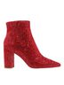 Betsey Johnson Red Ankle Boots Size 5 1/2 - photo 4