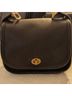 Coach 100% Leather Black Gold Crossbody Bag One size - photo 3