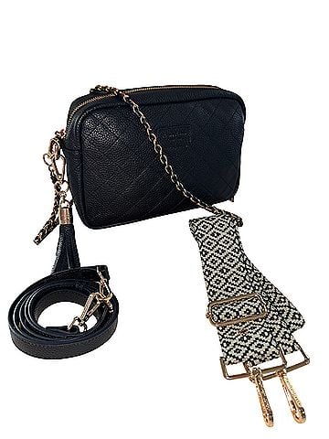 Pom Pom London City Leather Crossbody Bag (view 1)