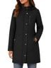 Lauren by Ralph Lauren 100% Polyester Black Coat Size L - photo 2