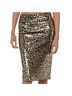 MICHAEL Michael Kors Animal Print Black Formal Skirt Size XS - photo 1