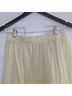 Oriental Silk Collection White Ivory Silk Skirt Size M - photo 4