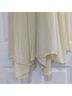 Oriental Silk Collection White Ivory Silk Skirt Size M - photo 5