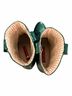 Bait 100% Faux Leather Multi Color Green Ankle Boots Size 6 - photo 5