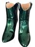 Bait 100% Faux Leather Multi Color Green Ankle Boots Size 6 - photo 1