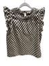 THML Floral Black White Short Sleeve Blouse Size S - photo 1