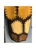Water Lily Graphic Black Tan Jacket Size M - photo 7