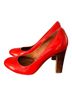 Coach 100% Leather Orange Heels Size 6 - photo 1