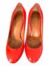 Coach 100% Leather Orange Heels Size 6 - photo 4