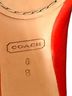 Coach 100% Leather Orange Heels Size 6 - photo 3