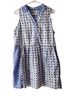 Vineyard Vines Floral Blue White Casual Dress Size 12 - photo 1