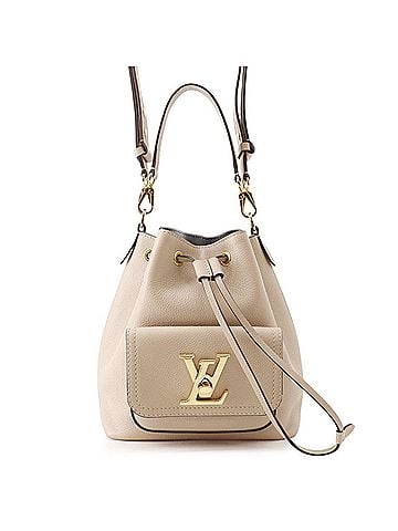 Louis Vuitton Louis Vuitton Lockme Bucket Leather Shoulder Bag NV M57688 3-way Handbag for Women LOUIS VUITTON (view 1)